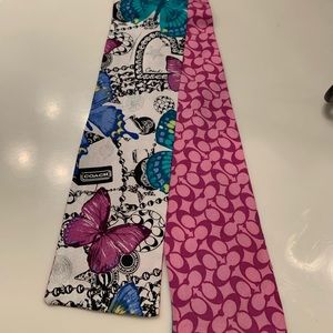 Coach ponytail scarf